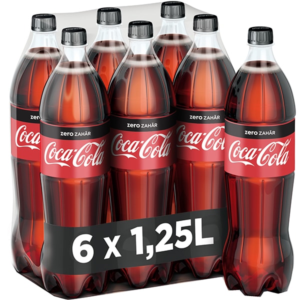 Bax 6 Buc Coca-Cola Zero 1.25L